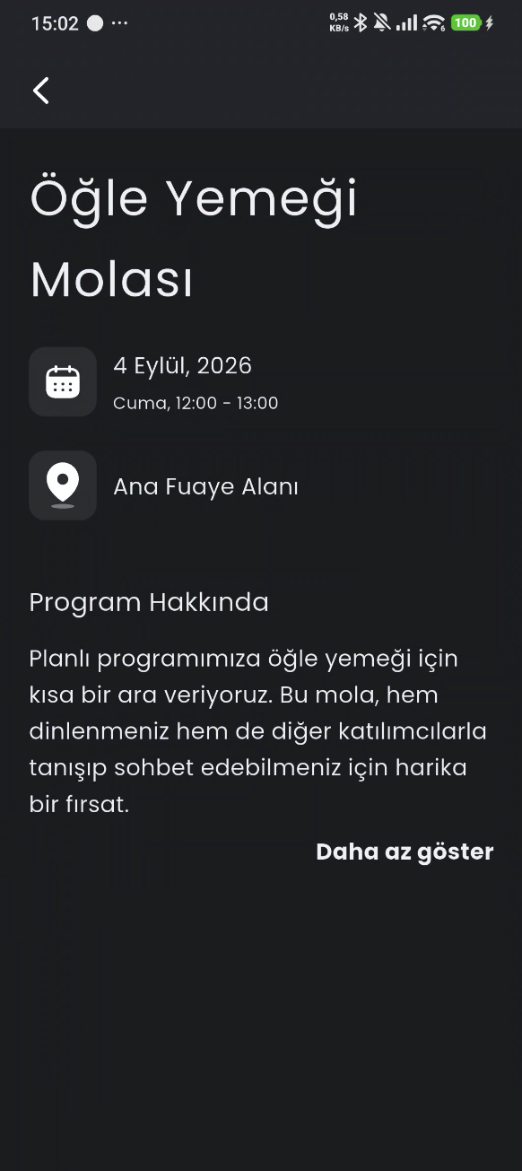 Program detayı